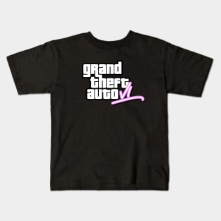 GTA VI (6) - Logo Kids T-Shirt
